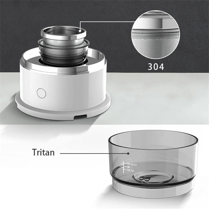 Portable Electric Outdoor Drip Coffee Maker for Home Office, Espresso Coffee Machine Mini Coffee Maker with Tritan Water Tank