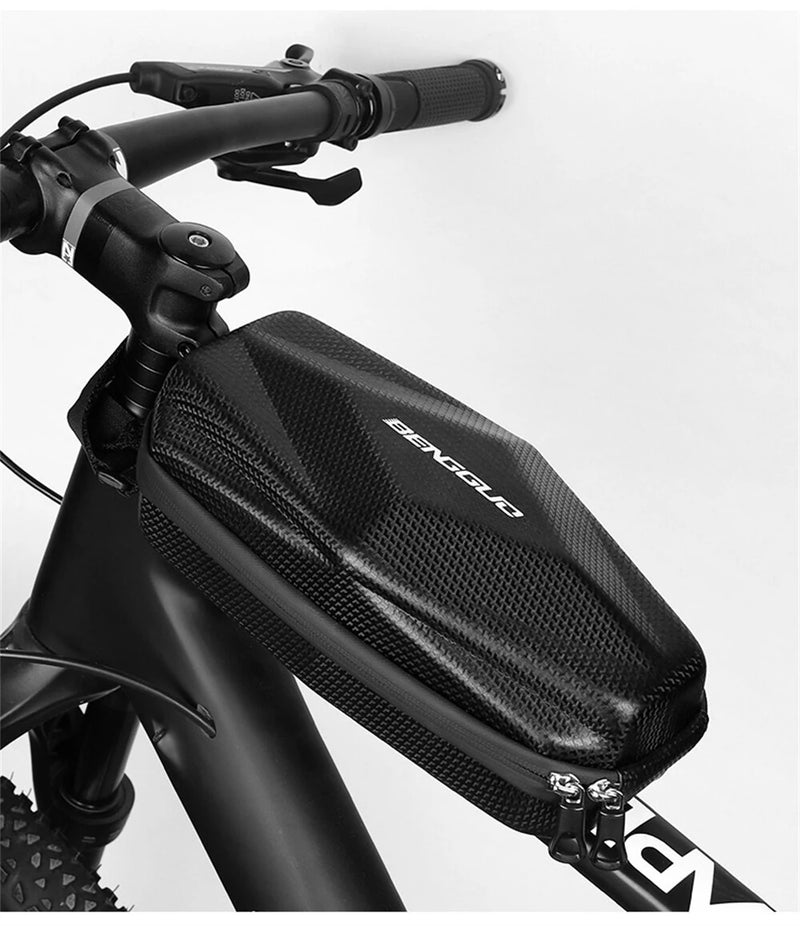 BENGGUO Electric Scooter Bag,Waterproof Scooter Storage Bag,Large CapacityEVA Hard Shell Scooter Handlebar Bag,for Scooters, Bikes