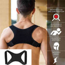 KALOAD Adjustable Back Support Invisible Shoulder Posture Corrector Unisex Spine Neck Health Prevention Humpback Correction Belt
