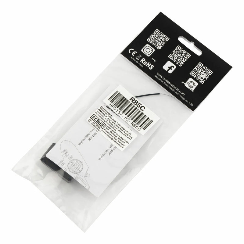 Radiomaster R85C 2.4GHz 4-in-1 RX Built-in TCXO Frsky D8/D16/SFHSS Compatible Receiver for MT12 Transmitter