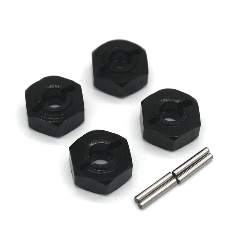 4PCS Upgraded Metal Parts Hexagonal Adapter for 1/14 ZD Racing MT16 Rlaarlo JIUSI MT14R PT14R RC Cars Vehicles Models Spare Accessories