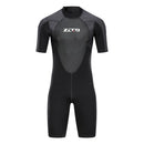ZCCO 3mm Warm Wetsuit Neoprene Elastic Surfing Snorkeling Short  Sleeves Diving Suit for Spearfishing Snorkeling Surfing Canoeing