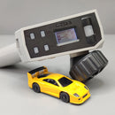 LDARC S100 1/64 2.4G RWD Drift RC Car Mini Full Proportional Three Speed Metal Gears LED Light with Bearings Screen Remote Control High-Speed On-Road Racing Vehicle Model Boys Gifts 60 Minutes Playing Time Toys