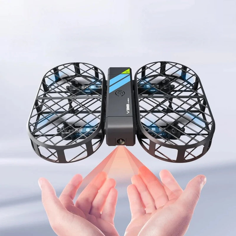 4DRC V38 MINI WiFi FPV with HD Camera Altitude Hold Mode Grid Full Protection Child Gift LED Light Pocket Foldable RC Toys Drone Quadcopter RTF