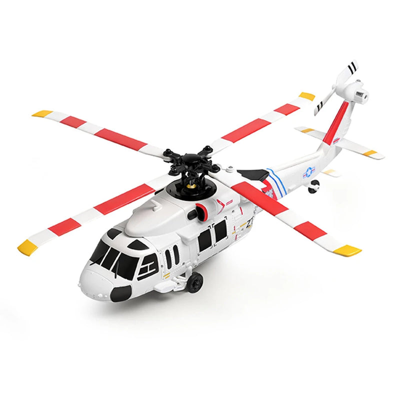 XK K270 UH-60L 2.4G 4CH Optical Flow Positioning Brushless Motor Flybarless RC Helicopter RTF