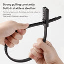 XANES 3-Digit Portable Bike Lock Cable Tie Combination Lock Bicycle Helmet Password Lock Anti-Theft Keyless Lock for Cycling