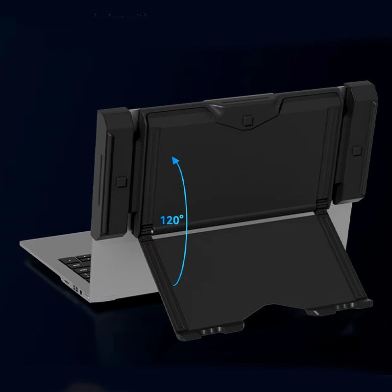 ArieScreen 13S Triple Laptop Expansion Screen 13.3Inch 1920x1200 Three Displays with Multifunction Back Clip USB3.0*4/Type-C Interface Display Screen for 13.6-16inch Laptop