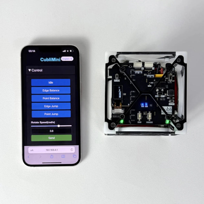 NIKOLATOY ESP32 Self Balancing Cube Robot Ornaments Decorations Collection Science Discovery Toys