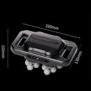 18-Head Fascia Gun Muscle Massager 20 Speed Levels Deep Tissue Percussion Therapy 2000mAh for Body Recovery Fitness Enthusiasts