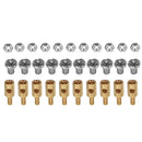 1.3mm 1.8mm 2.1mm 2.5mm 3.1mm Adjustable Pushrod Connectors Linkage Stoppers For RC Airplane