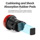 ROCKBROS BL-S1 Smart Brake Sensor Bicycle Taillight 400 mAH Type-C Charging IPX7 Waterproof Aluminum Bike Rear Light for Night Road Warning Riding