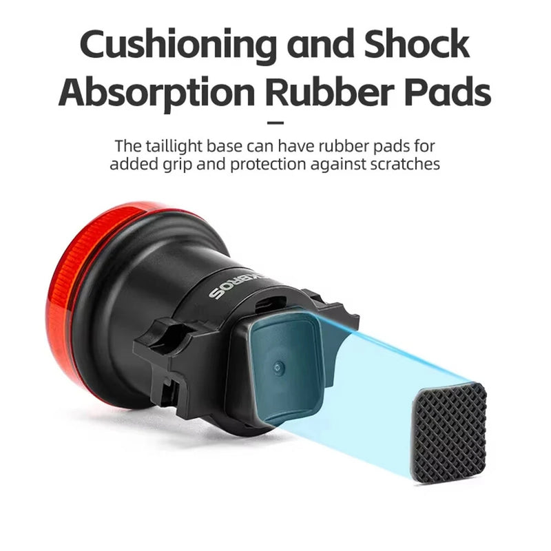 ROCKBROS BL-S1 Smart Brake Sensor Bicycle Taillight 400 mAH Type-C Charging IPX7 Waterproof Aluminum Bike Rear Light for Night Road Warning Riding
