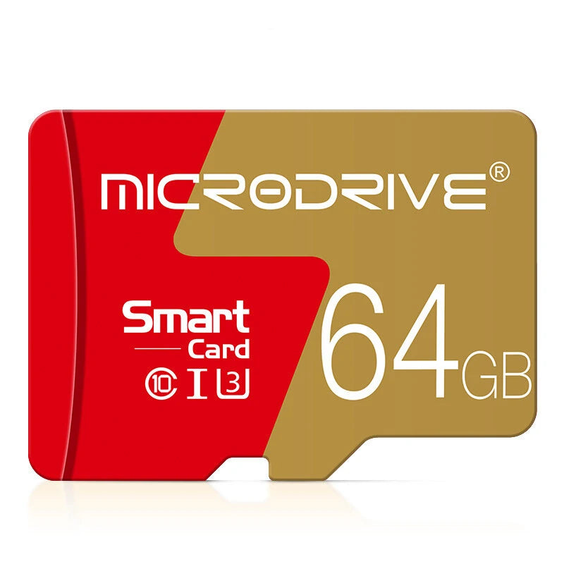 Microdrive TF Memory Card 256G/128G/64G U3 Class10 High Speed Micro SD Card Smart Card for Phone Camera Driving Recorder