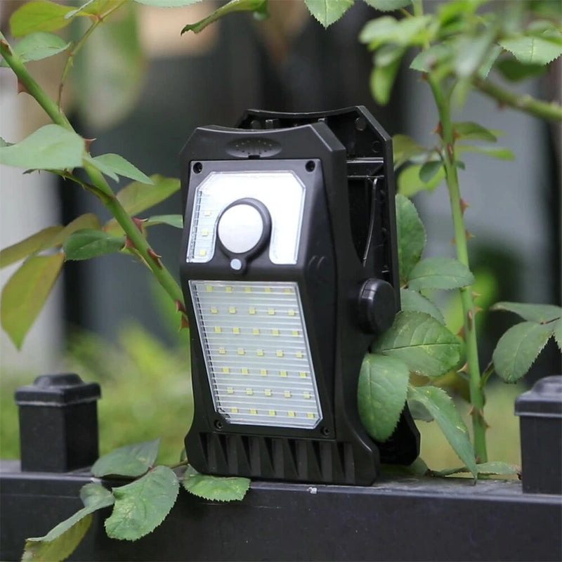 IPRee Multifunctional Solar Clip Light Outdoor Portable Waterproof Sensor Lamp Courtyard Garden Lamp Patio Home Camping Wall Lights