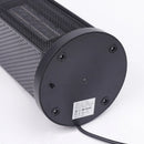 PTC Fast Heating Electric Heater Winter Desktop Heater Home 3-Speed Hot Air Blower 1200w Small Sun Heater Smart Temperature Regulation for Home Office