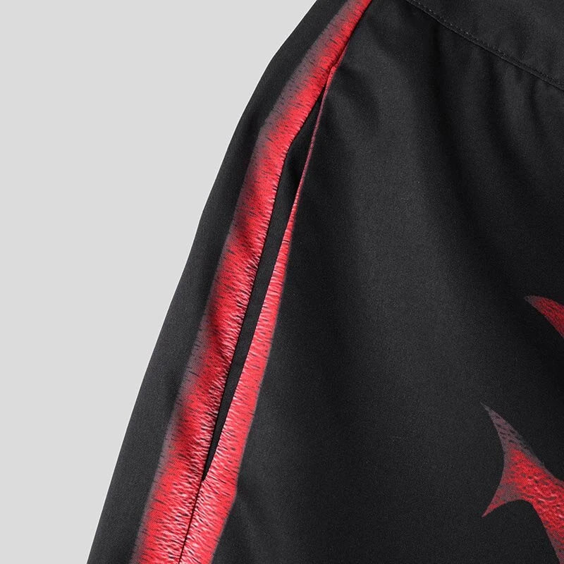 INCERUN Mens Solid Color Gradient Pattern Pant Comfortable Button Zipper Wide Legged Long Trousers for Men