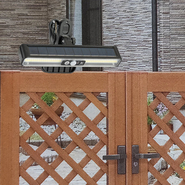 IPRee Outdoor LED Solar Clip-On Landsca Lights Waterproof Street Lantern Motion Sensor Wall Light For Garden Garage Courtyard Staircase Lighting Lamp