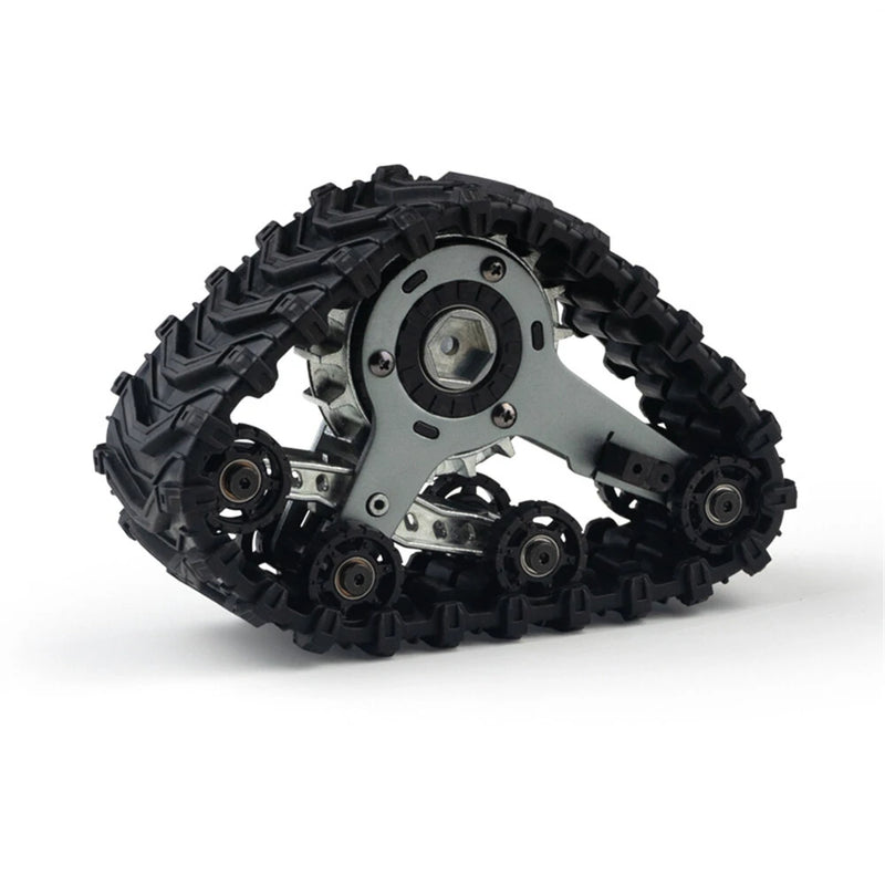 4PCS SG W001 Upgraded Track Wheels Tires 12mm Hex All Terrain for 124017 144001 104072 EC30B EAT14 1/10 1/12 1/14 RC Car Crawler Truck Off-Road Climbing Vehicles Model Spare Parts