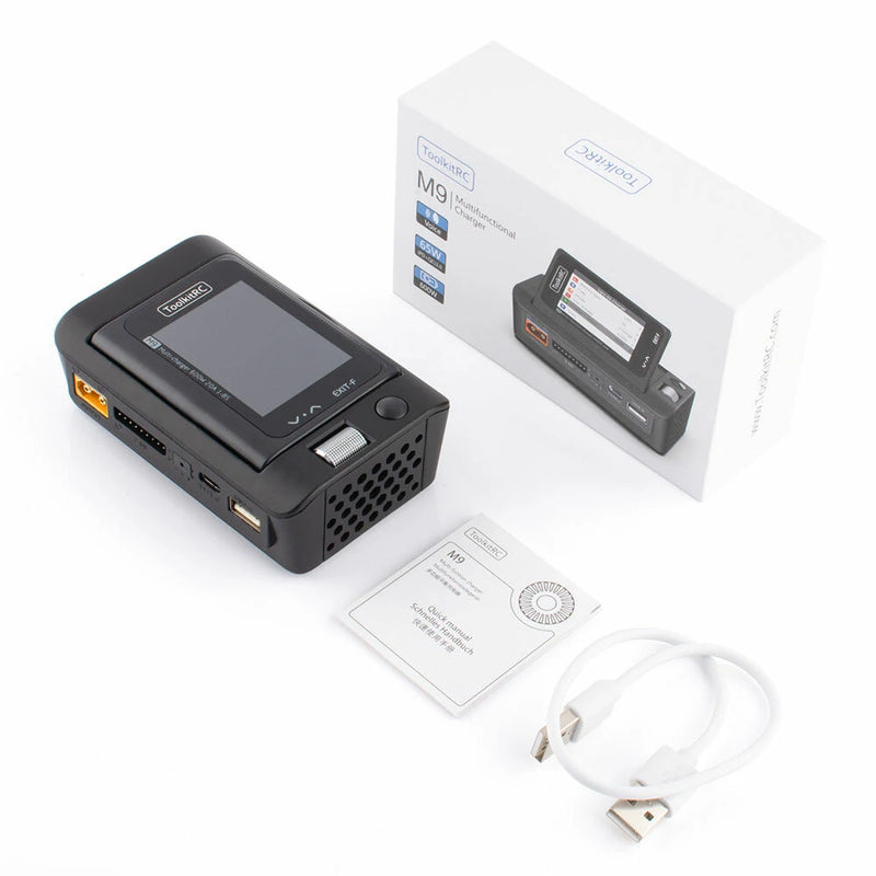 ToolkitRC M9 Multi Function 600W 20A DC Smart Charger with Audio Function