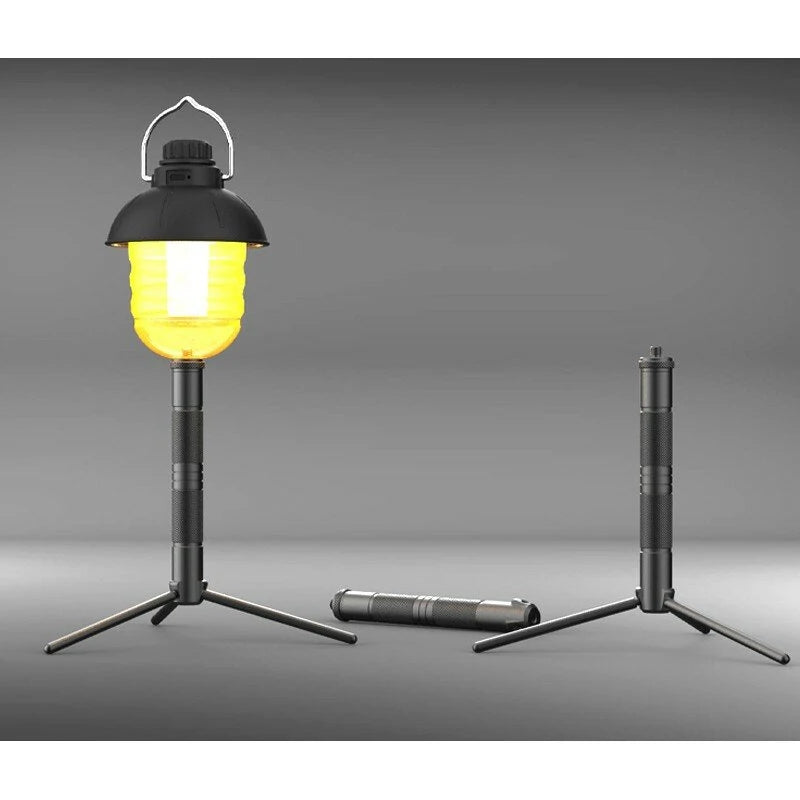 Aluminum Lantern Stand Camping Lamp Pole for Astrolux CL01 CL02 Foldable Light Support Holder Lamp Bracket Camera Phone Tripod Stand For Picnic
