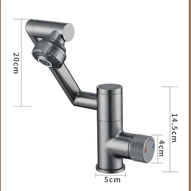 Digital Display 2 Gear Hot Cold Smart Faucet Mounted Wash Sink Hydropower Basin Water Mixer Tap Multifunction Hydropower Basin Faucet