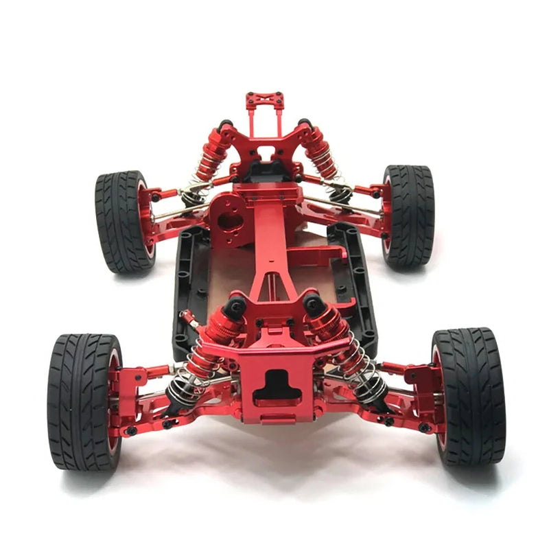 Metal Upgrades Parts for Wltoys 144001 144002 144010 124016 124017 124019 1/14 1/12 AM X12 RC Car Swing Arm Steering Block Link Rod Kit