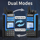 Baofeng DR-1802U Digital Two Way Radio Dual Mode Dual Time Slot 1024 Channels 5W High Power UHF 400-470MHz Type-C Charging Long Range Handheld Walkie Talkie