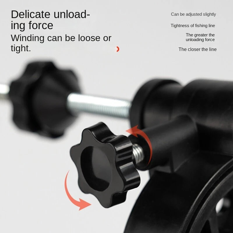 ZANLURE Fishing Reel Speed Ratio Winder Lightweight Labor-saving Antirust Spooler Line Winder Spinning Baitcasting Reel Fishing Tool