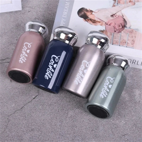 220ml Pocket Stainless Steel Vacuum Flask Small Thermos For Coffee Mug Water Bottle Tumbler Portable Tea Bottles