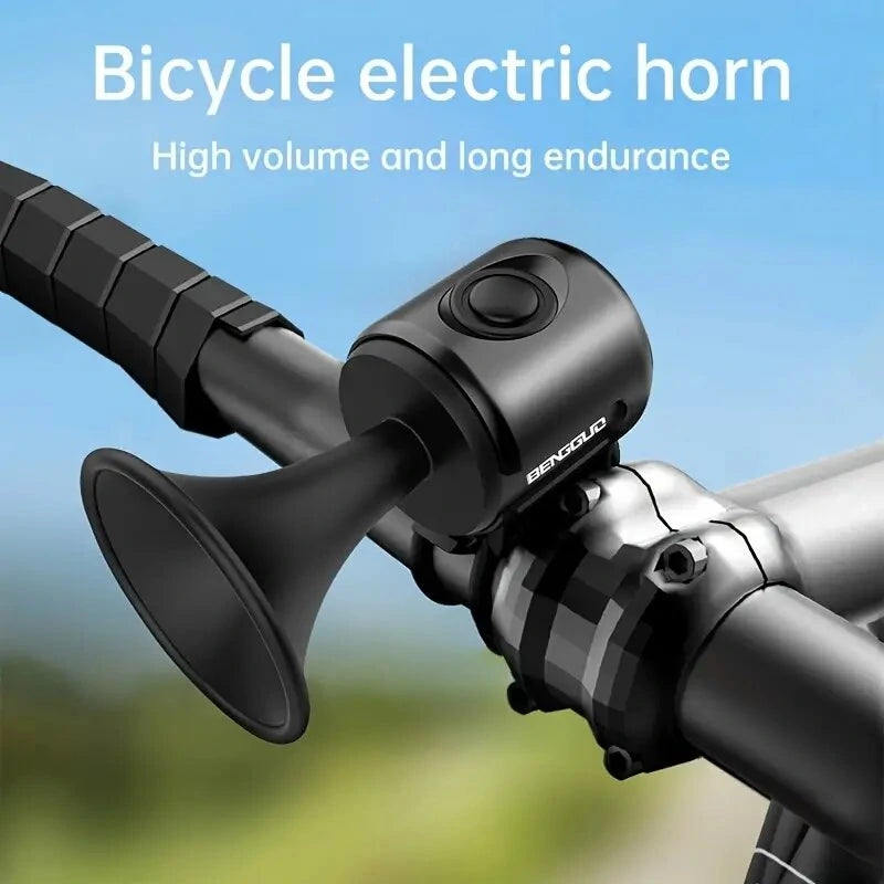 Bike Electronic Loud Horn Bicycle 120 db Warning Safety Electric Bell Bike Siren Bicycle Handlebar Alarm Ring Bike Accessories