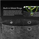 1PCS 5/10 Gallon Grow Bags Heav Duty Thickened Nonwoven Plant Fabric Pots With Handals