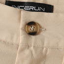 INCERUN Men Wide Legs Skirt Pants, False Two-piece Design Loose Fit Long Trousers for All Season Large Size S-5XL