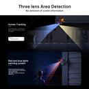 ICSEE Triple Lens 9MP Wireless Outdoor PTZ Security Camera AI Human Motion Alert Three Screen View Two Way Audio Night Vision Waterproof Smart Home CCTV