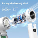 Handheld Fan Mini Fan with Digital Display 180 Folding Multi-Angle Air Supply USB Fan 3600mAh High Speed Fan