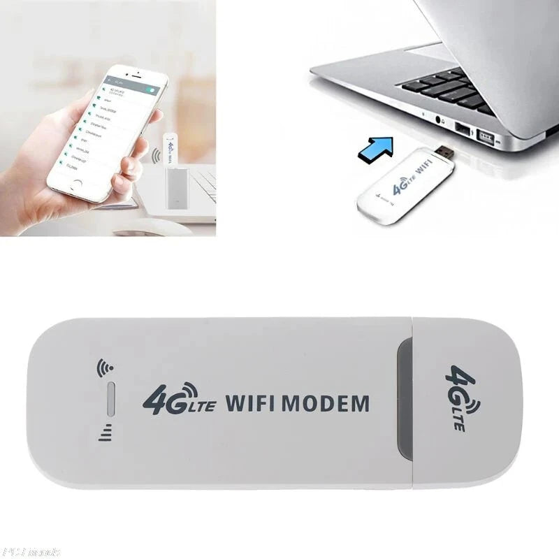 Unlocked LTE Router 4G Sim Card Data USB 3G Wifi Wireless Car Broadband Modem Stick Mobile Mini Hotspot/Dongle P Wi Fi FDD