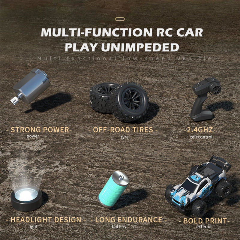 ZLL SG318 PRO Beast 1/20 2.4G 4WD Brushed RC Car LED Light Racing Off-Road High Speed Full Proportional Vehicles Model RTR Toys