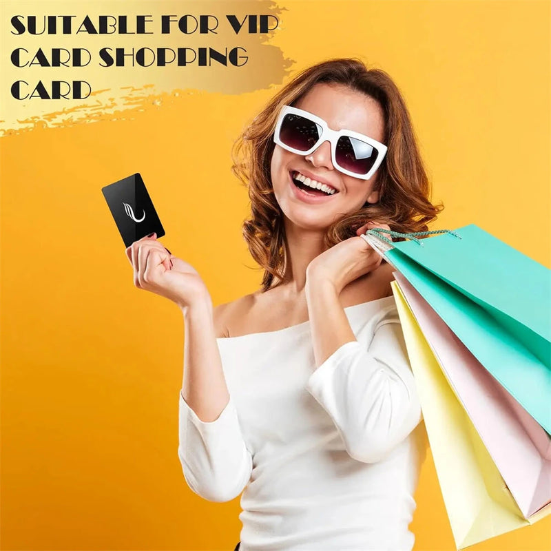 Laser Engraving Blank Aluminum Sheets 86x54x021mm Smooth Surface for Business Cards Gift Cards DIY Projects