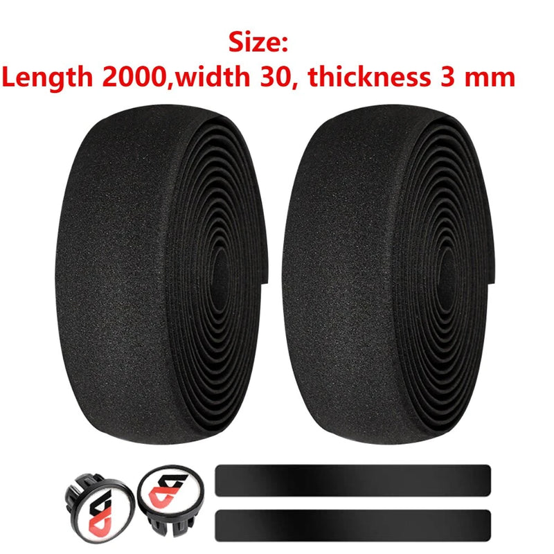 WEST BIKING High Elastic EVA Shock-absorbing Bicycle Handle Tape Comfortable Anti-Slip Wear-resistant Bike Handlebar Cover for MTB