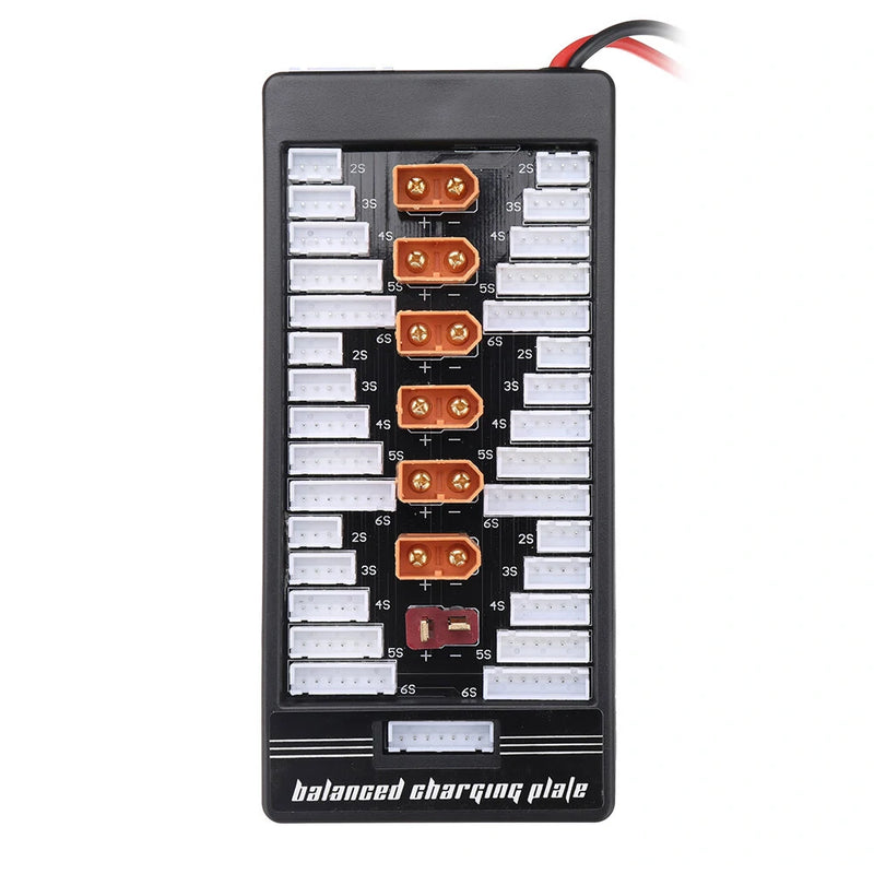 2-6S XT60 Plug Parallel Charging Board Para Board XT60 Plug 4.0MM Banana Plug T Plug Input for Imax B6 B6AC Charger