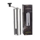 Portable Stainless Steel Manual Coffee Grinder Ceramic Grinding Core Adjustable Grinding Coarseness Hand Crank Coffee Machine