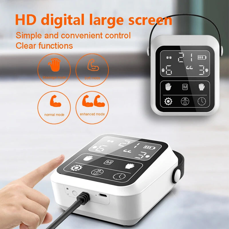 Rehabilitation Robot Gloves Hemiplegia Finger Rehabilitation Trainer Hand Function Recovery Finger Trainer Gloves Braces Supports Smart Glove for Hand Training