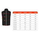 TENGOO HV-21C 21 Zones Heating Vest Rechargeable Smart Thermal Warm Washable Jacket Heated Hooded Coat Outdoor Sportswear