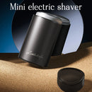Littlelofa Mini Electric Shaver Mini Portable Men's Shaver Rechargeable Travel Mini Rotary Beard Shaver Home 400mAh Portable Shaver