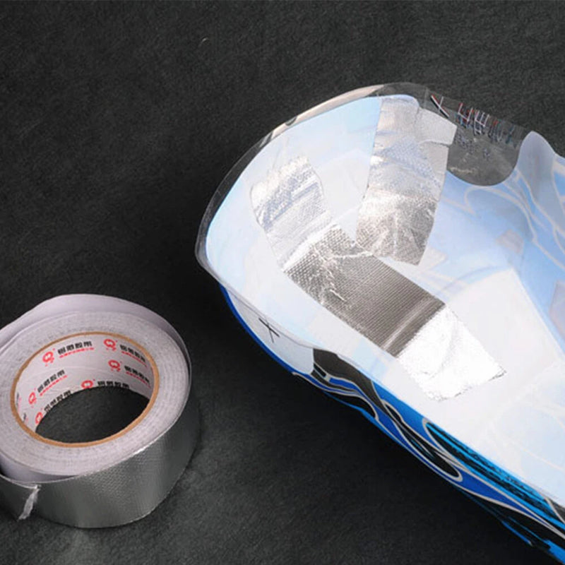 RC Car Shell Repair Tape 5m*5cm / 25m*5cm Aluminum Reinforcement Anti-Crack Adhesive for RC Vehicle Models