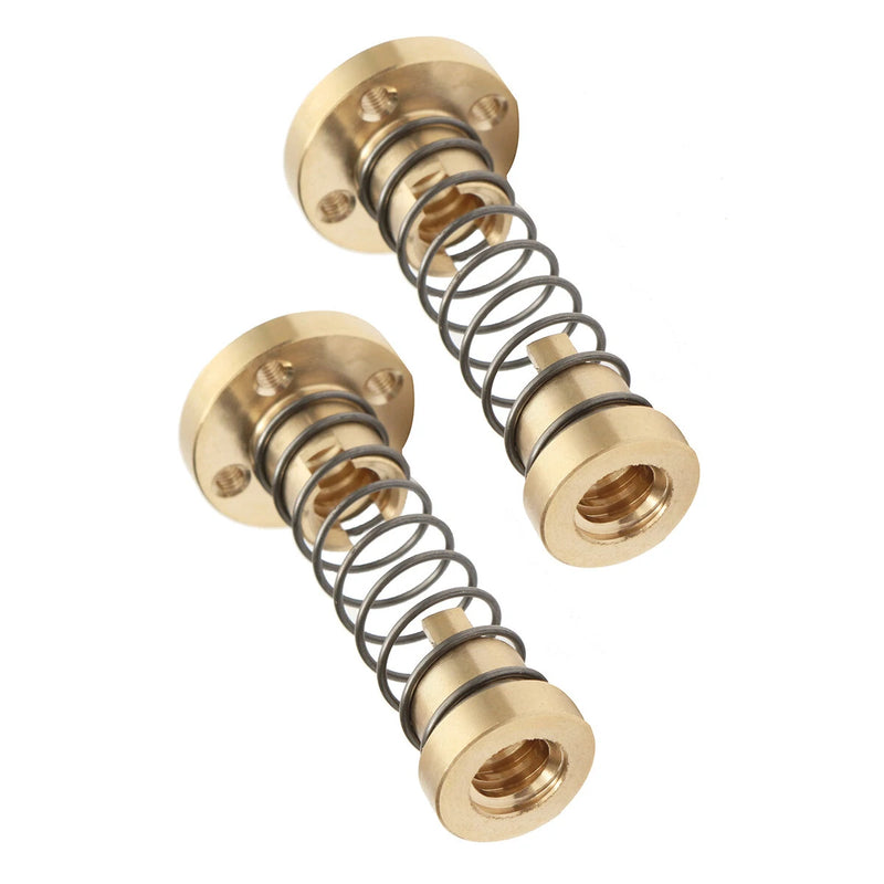 T8 Anti-Backlash Spring Loaded Nut For 2mm / 8mm Acme Threaded Rod Lead Screw