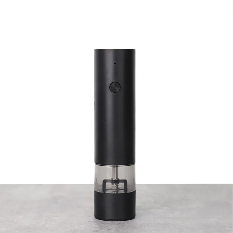 Electric Grinder USB Charging Electric Pepper Grinder Black Peppercorns Sea Salt Grinder Adjustable Coarseness Large Capacity Automatic Spice Grinder Kitchen Cooking Tool