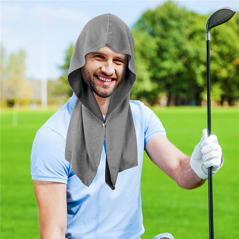 KALOAD 1 Pack Breathable Cooling Towels for Men Women UV Protection Quick-Dry Absorbent Sports Headscarf for Gym Running Golf Cycling Camping