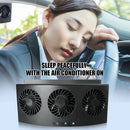 2-Speed Car Exhaust Fan 3-Head Cooling Fan Car Air Purifier Radiator Fan Window Vent Cool Ventilation Cooling Fan for Eliminating Odors Reducing Temperature with Exhaust  Deodorizing Function