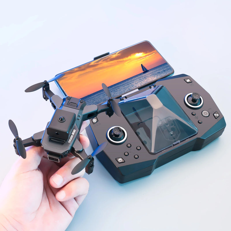 KY912 Mini WiFi FPV with 4K Dual HD Camera 360 Infrared Obstacle Avoidance Foldable RC Drone Quadcopter RTF
