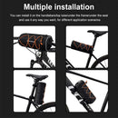 BENGGUO 2.5L Multi-functional Bike Handlebar Bag Portable Reflective Large Capacity Storage Shoulder Bag Bicycle Bag for Outdoor Cycling